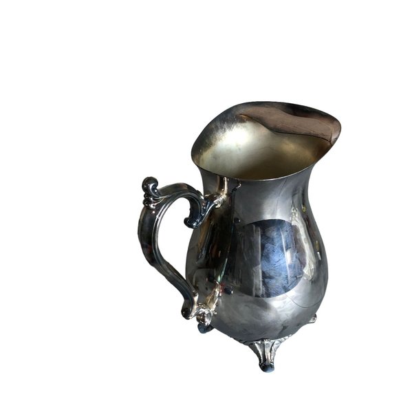 The International Silver Company Beverage Water Pitcher Ice Guard Silverplated - Picture 8 of 11